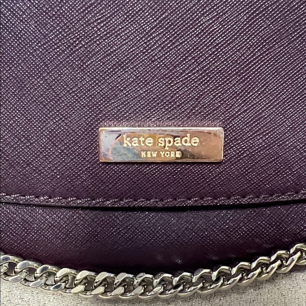 ♠️ Kate Spade Laurel Way Greer Crossbody Bag, Deep Purple - Picture 3 of 12